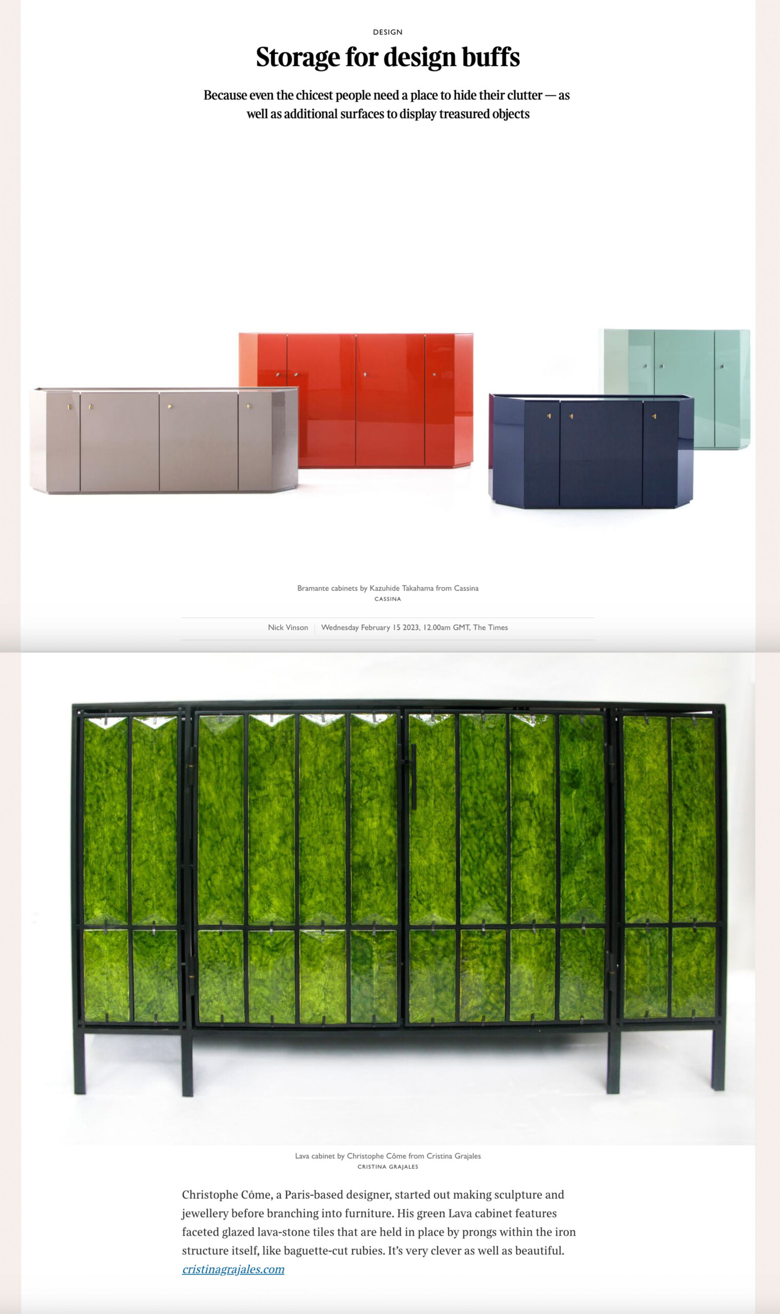 Storage for Design Buffs