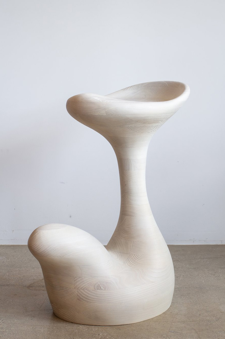 Aaron Poritz Ash Bar Stool