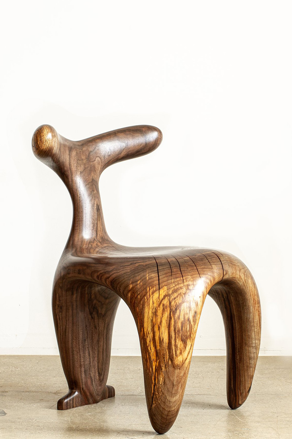 Aaron Poritz Walnut Dining Chair Copy